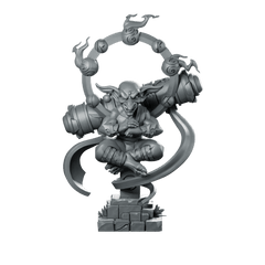 Dharma Goblin Master Miniature Fantasy Monk RPG - CastNPlay - We Print Miniatures