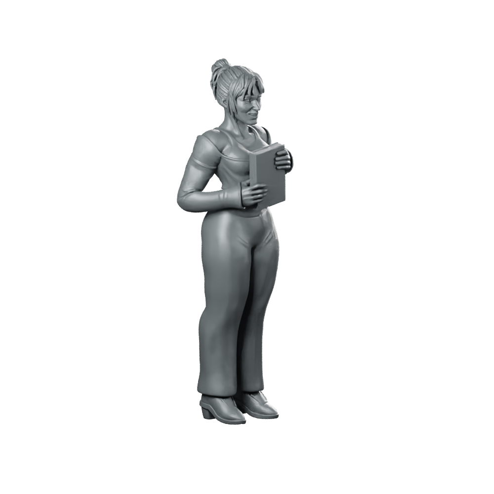Digital Companion Domestic Partner 1 Miniature Sci-Fi Operative Miniature 360 Spin 02