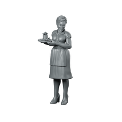 Digital Companion Domestic Partner 2 Miniature Cyberpunk Server Miniature 360 Spin 01