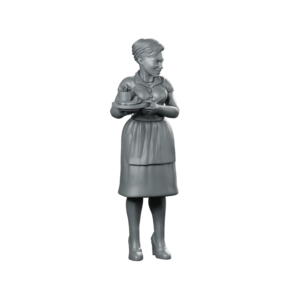 Digital Companion Domestic Partner 2 Miniature Cyberpunk Server Miniature 360 Spin 02