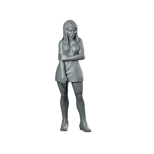 Digital Companion Domestic Partner 3 Miniature Sci-Fi Agent Miniature 360 Spin 01