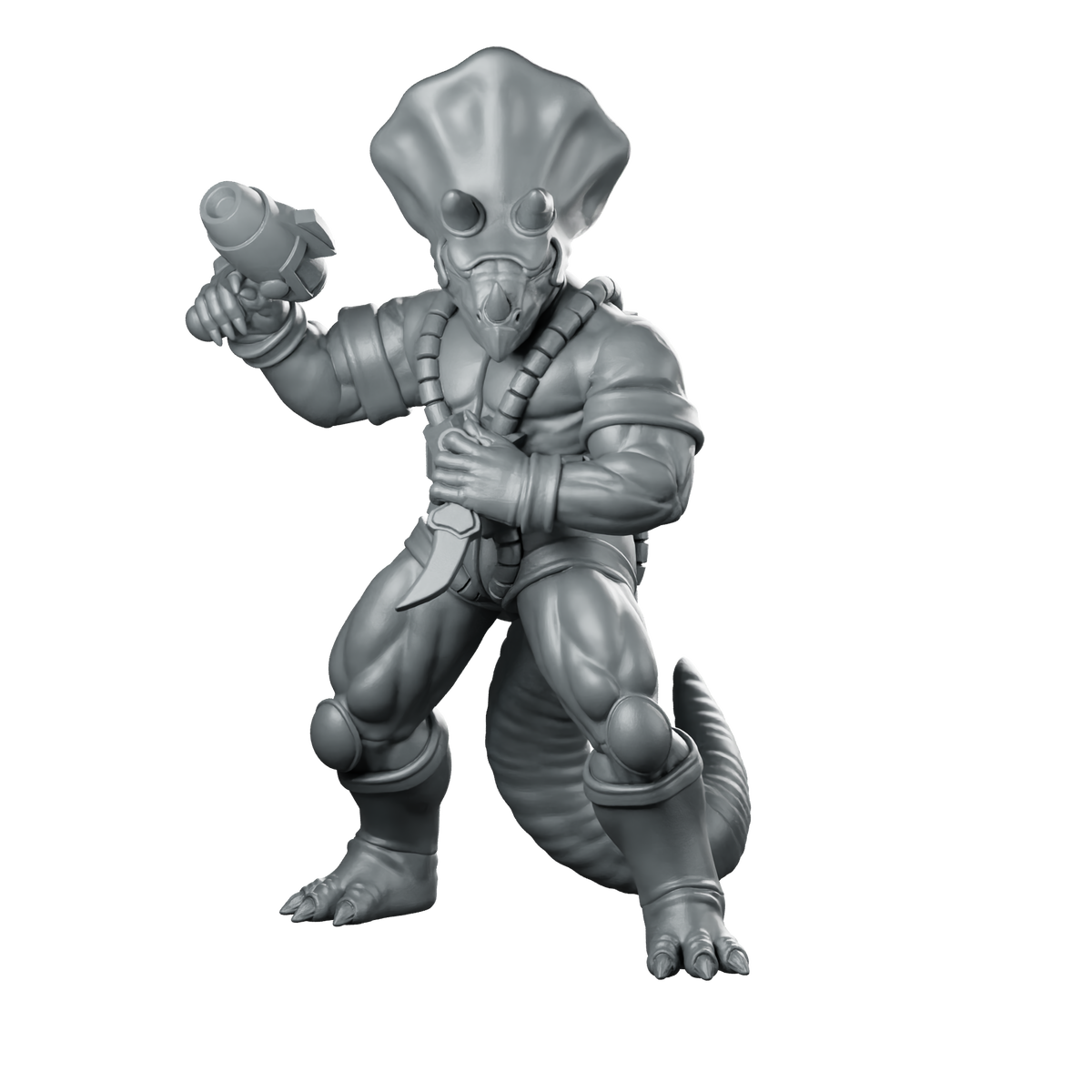 Dinopaps Triceratops Trooper 1 Miniature Blaster Miniature 360 Spin 01