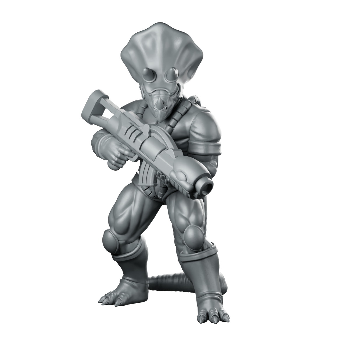 Dinopaps Triceratops Trooper 5 Miniature Rifle Miniature 360 Spin 01