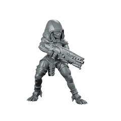 Dishonored Vixen Prosecutor K Feline Sniper Miniature 360 Spin 01