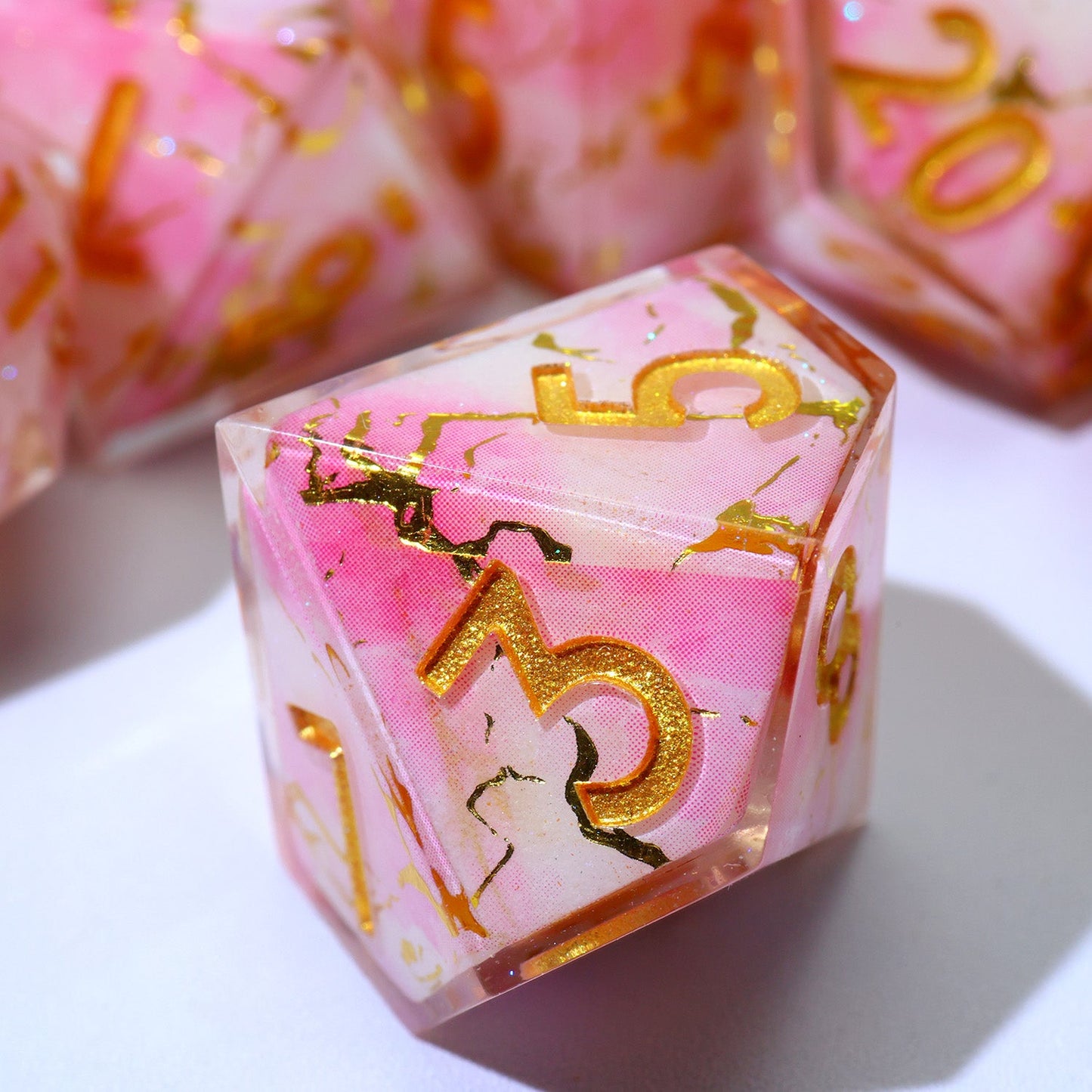 Seraphic Bloom | Art Core Würfel | 7-teiliges Set