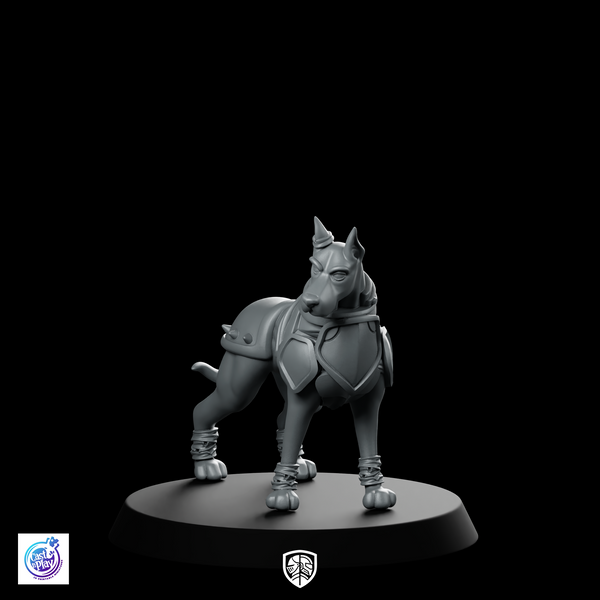 Dober Fighter A Pet Miniature Armored Warhound
