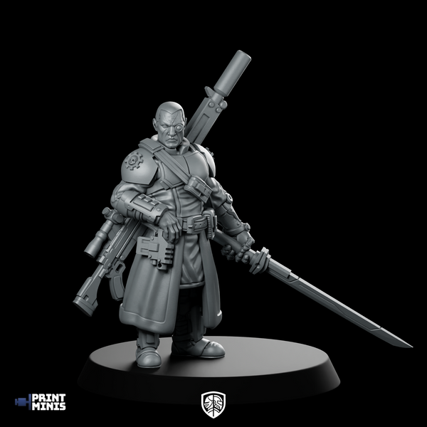 Docketeer House Ravlor Miniature Cyborg Swordsman