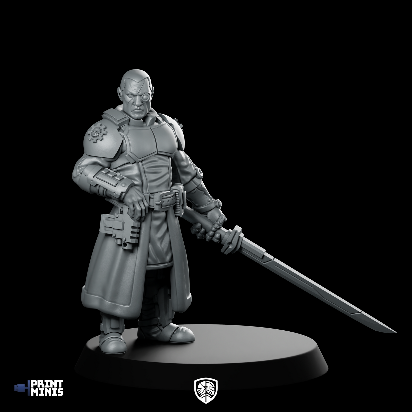 Docketeer House Ravlor (No Rifle) Miniature Cyborg