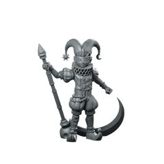 Docttore Miniature Jester Reaper Miniature 360 Spin 01