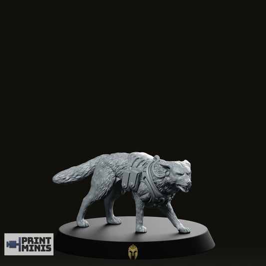 Dog Growling Miniature - We Print Miniatures