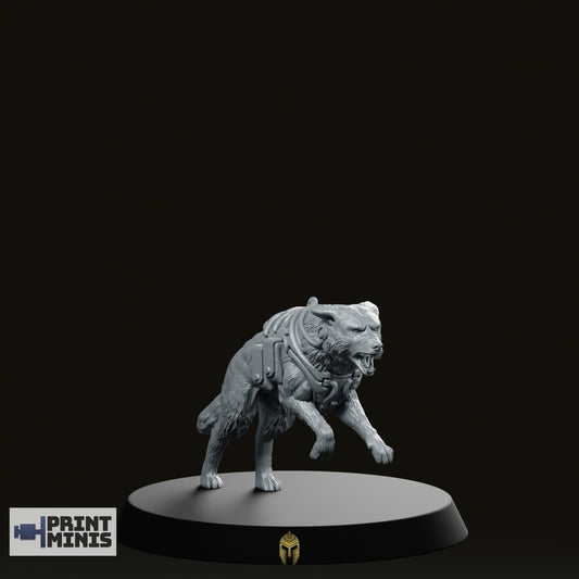 Dog Running Miniature - We Print Miniatures