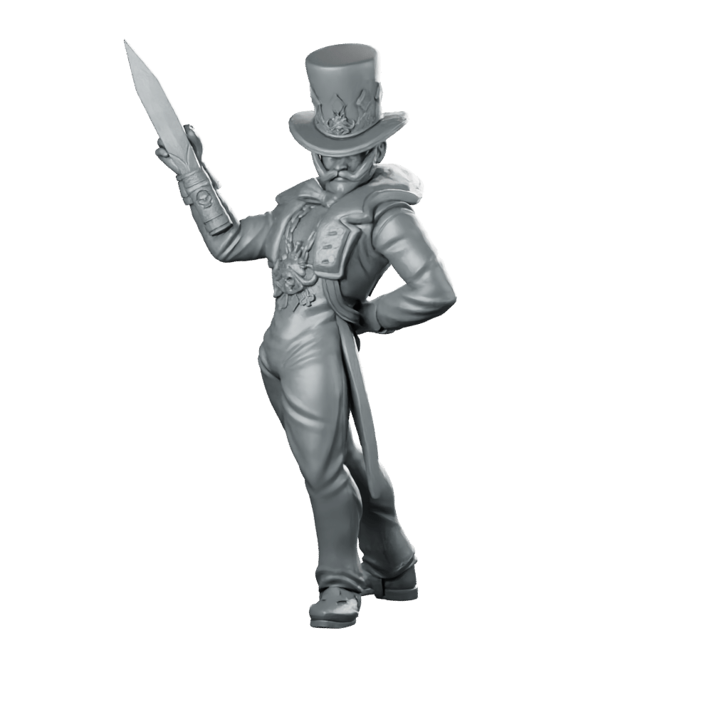 Dom Perignon (Noble Cutthroat) Miniature Gentleman Duelist - RN Estudio - We Print Miniatures