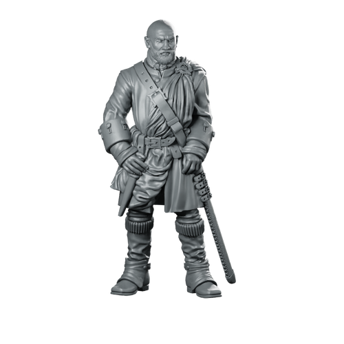 Dougal Mackenzie Scottish Time Traveller Miniature Highland Warrior Miniature 360 Spin 01