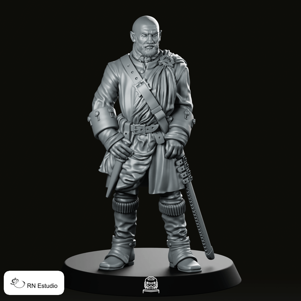 Dougal Mackenzie Scottish Time Traveller Miniature - RN Estudio - We Print Miniatures