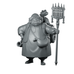 Dq Torneko Product Render Miniature Portly Traveller Miniature 360 Spin 01