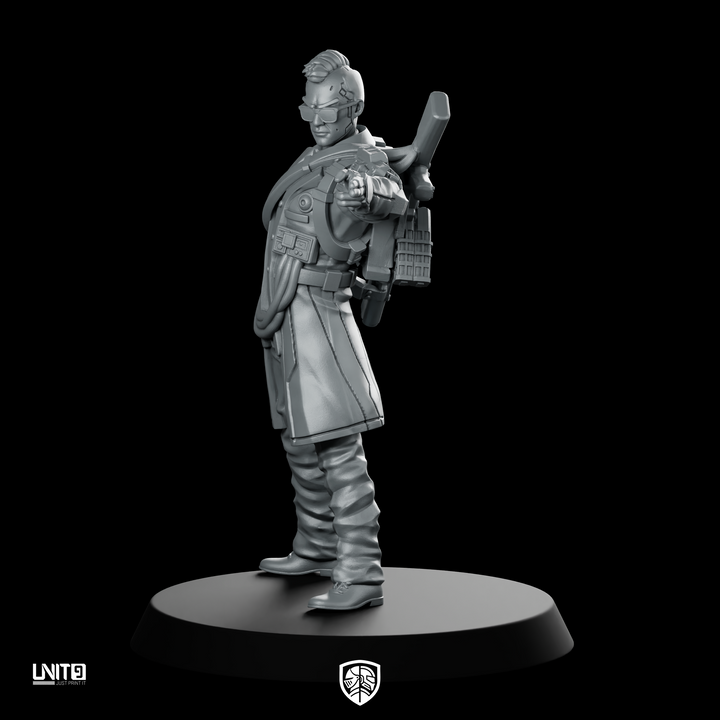Dr Paxton Volt Tool 1 Miniatura Cyberpunk Technoir