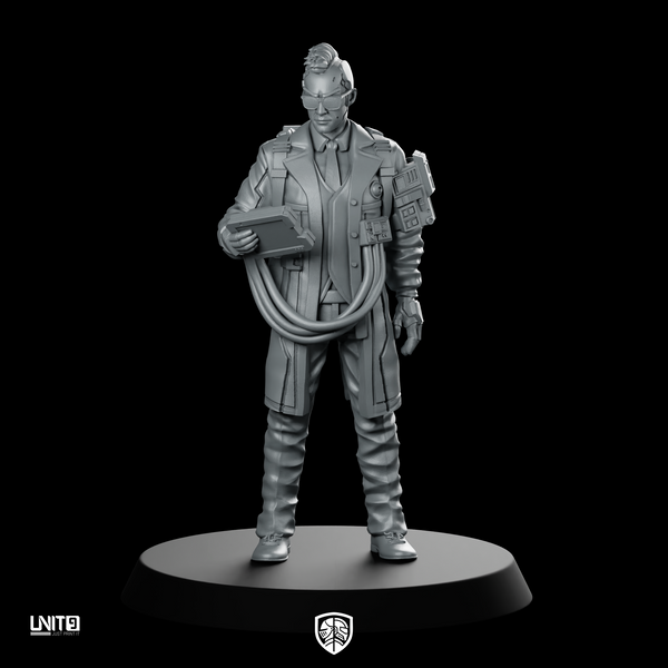 Dr Paxton Volt Tool 2 Technoir Cyberpunk Miniature