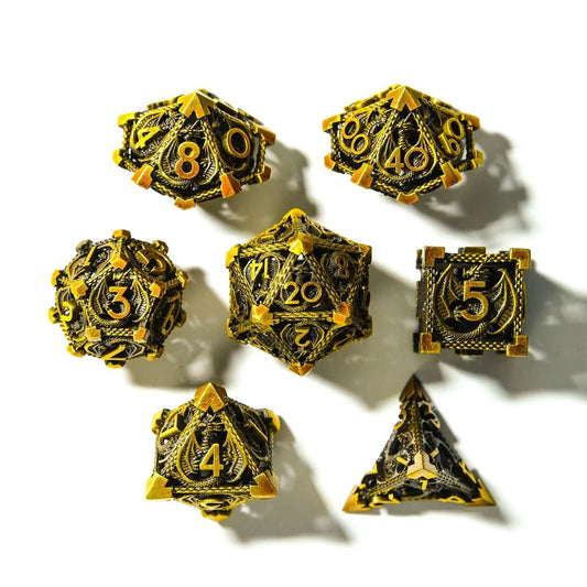 Draconic Prisoner | Hollow Metal | 7 Piece Set - Tabletop Dominion - We Print Miniatures