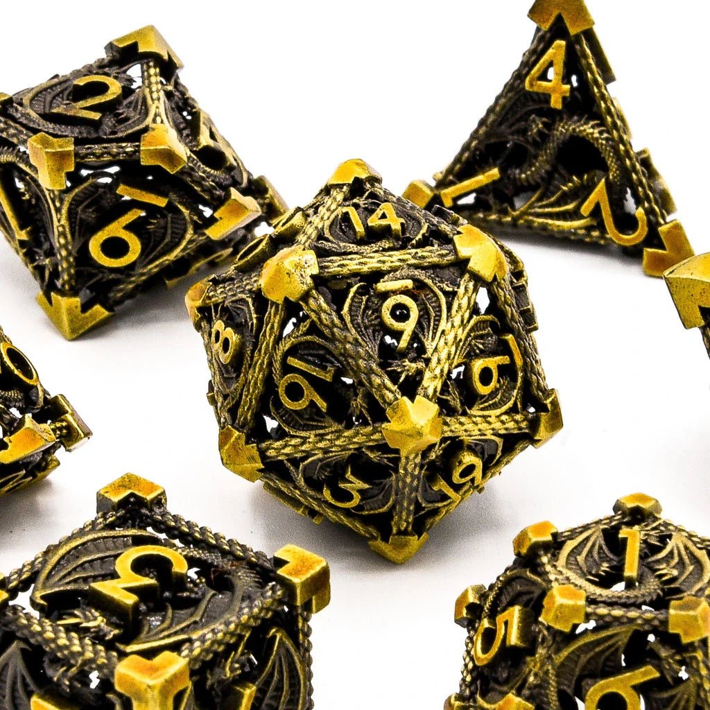 Draconic Prisoner | Hollow Metal | 7 Piece Set - Tabletop Dominion - We Print Miniatures