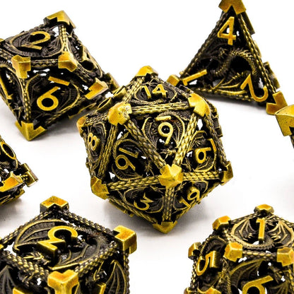 Draconic Prisoner | Hollow Metal | 7 Piece Set - Tabletop Dominion - We Print Miniatures