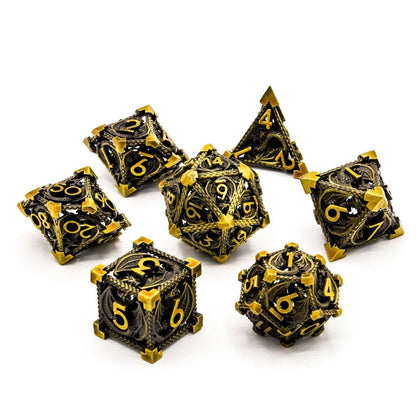 Draconic Prisoner | Hollow Metal | 7 Piece Set - Tabletop Dominion - We Print Miniatures