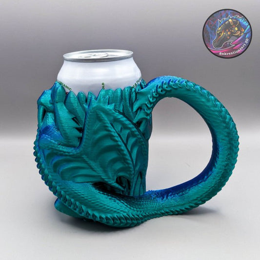 Dragon Can Holder, 12oz Can Holder - Kirsten M - We Print Miniatures