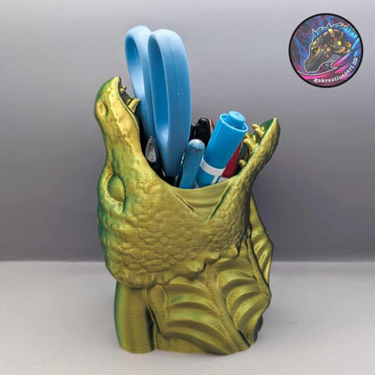 Dragon Head Pencil Holder - Kirsten M - We Print Miniatures