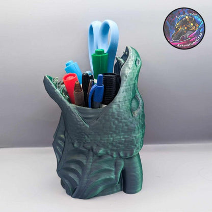 Dragon Head Pencil Holder - Kirsten M - We Print Miniatures