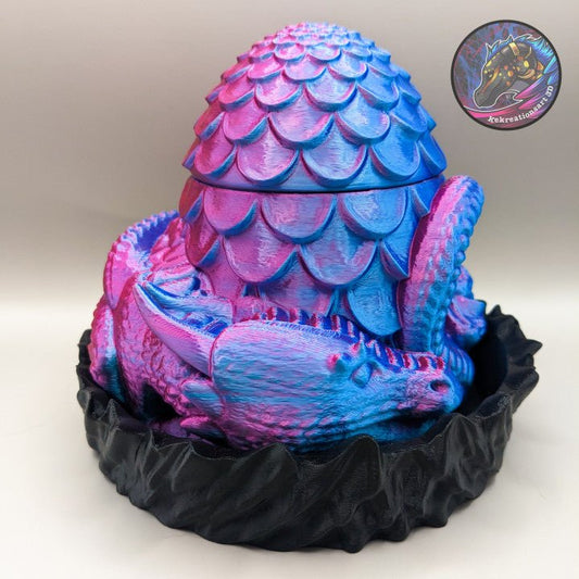 Dragon Planter, Dragon Container Box - Kirsten M - We Print Miniatures