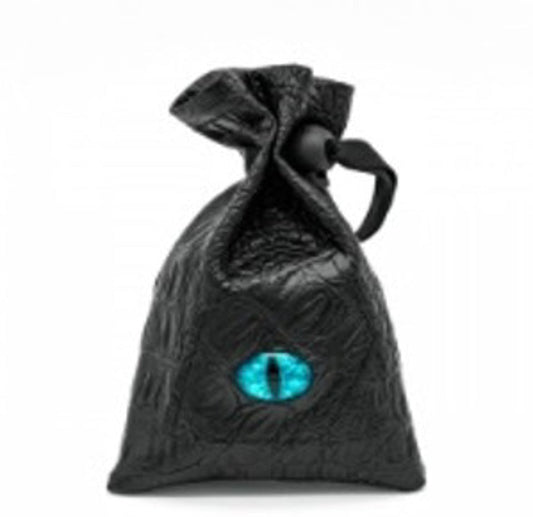 Dragon's Vault | Blue Eye | Vegan Leather Dice Bag - Tabletop Dominion - We Print Miniatures