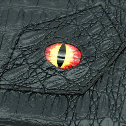 Dragon's Vault | Orange Eye | Vegan Leather Dice Bag - Tabletop Dominion - We Print Miniatures