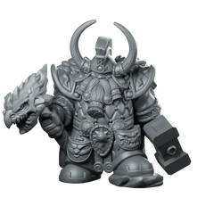 Dragonthyr Chaos Dwarf Overlord Miniature Miniature 360 Spin 01