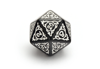 Druid's Circle Dice | White