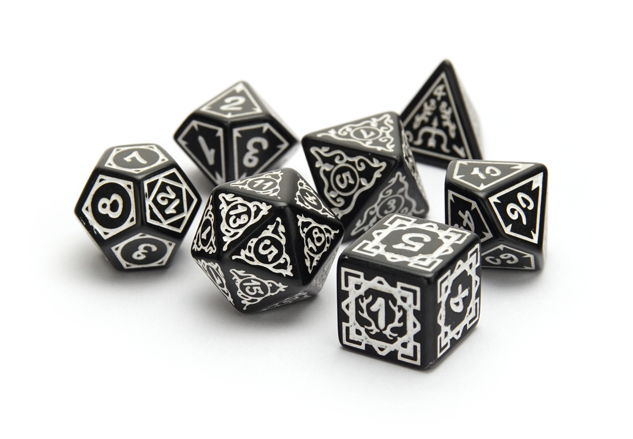 Druid's Circle Dice | White