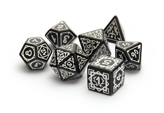Druid's Circle Dice | White