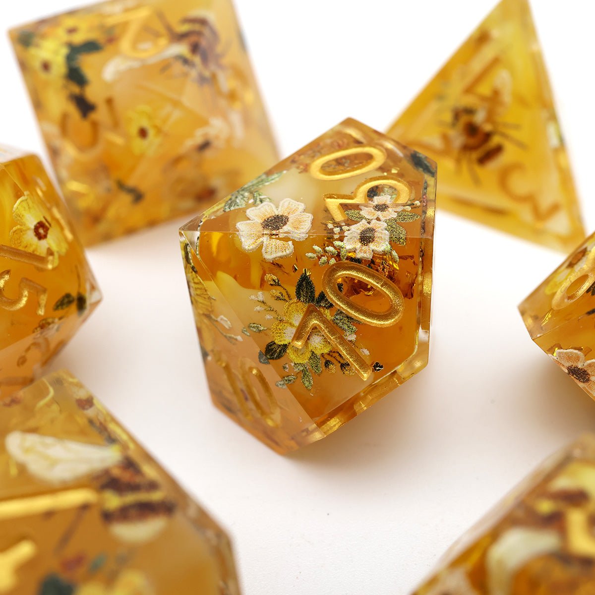 Druids Apiary | Art Core Dice | 7 Piece Set - Tabletop Dominion - We Print Miniatures