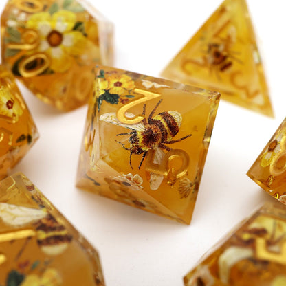 Druids Apiary | Art Core Dice | 7 Piece Set - Tabletop Dominion - We Print Miniatures