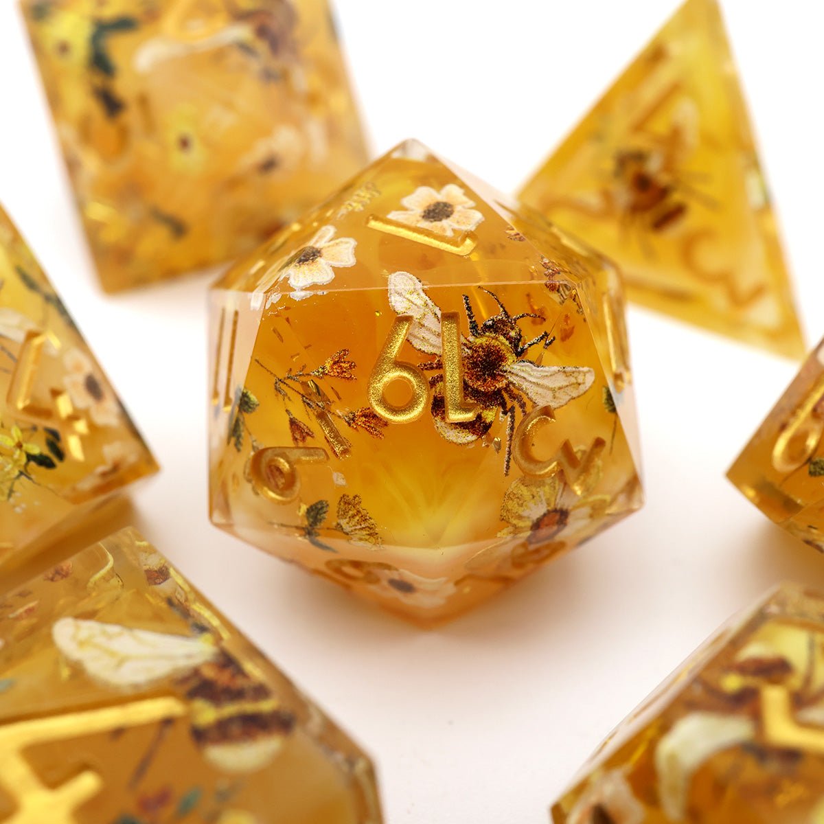 Druids Apiary | Art Core Dice | 7 Piece Set - Tabletop Dominion - We Print Miniatures