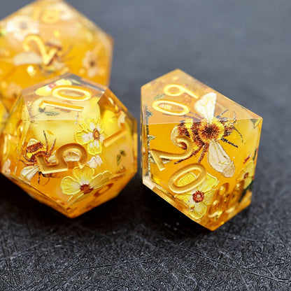 Druids Apiary | Art Core Dice | 7 Piece Set - Tabletop Dominion - We Print Miniatures