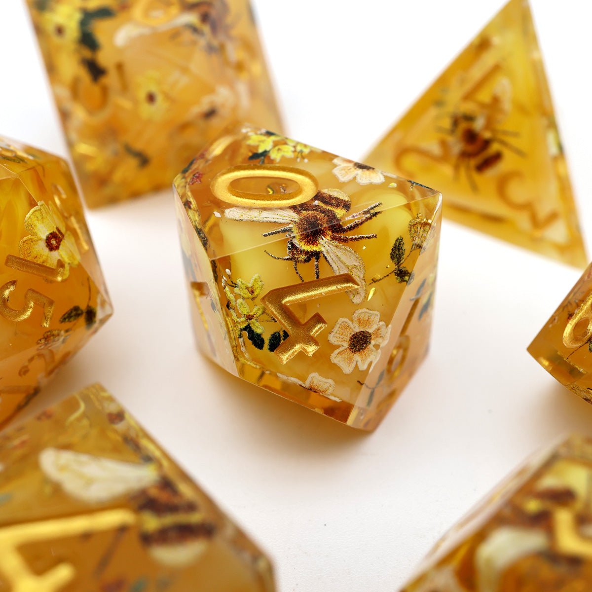 Druids Apiary | Art Core Dice | 7 Piece Set - Tabletop Dominion - We Print Miniatures
