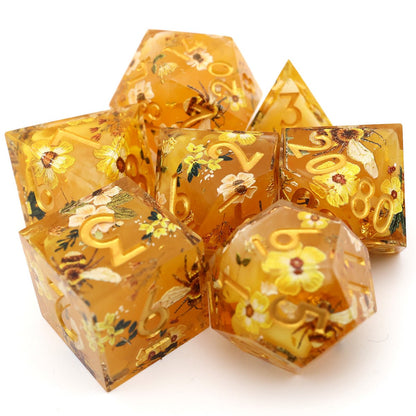 Druids Apiary | Art Core Dice | 7 Piece Set - Tabletop Dominion - We Print Miniatures