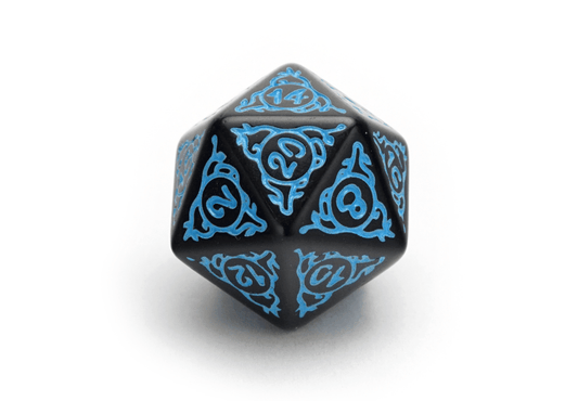 Druid's Circle Dice | Blue - DiceRoll UK - We Print Miniatures
