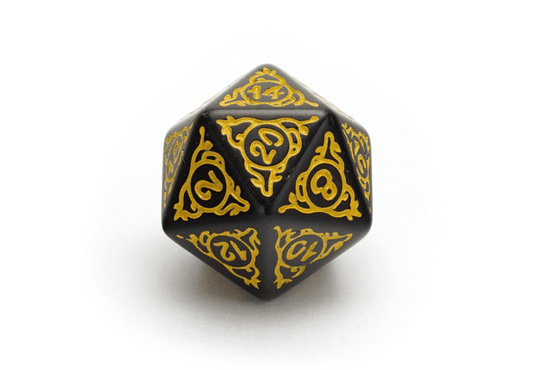 Druid's Circle Dice | Yellow - DiceRoll UK - We Print Miniatures