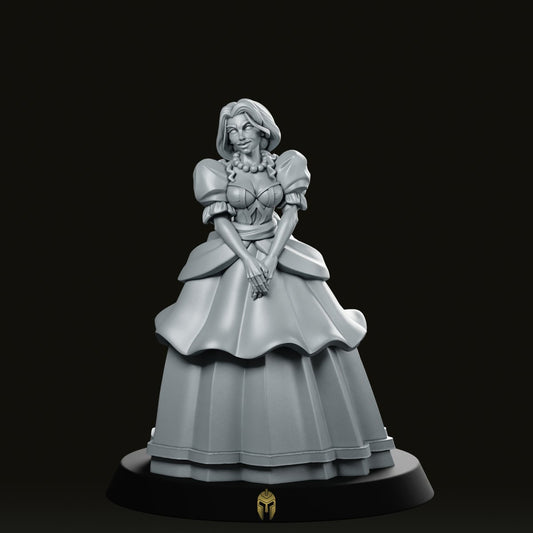 Duchess Elanor Sighing Miniature - CastNPlay - We Print Miniatures