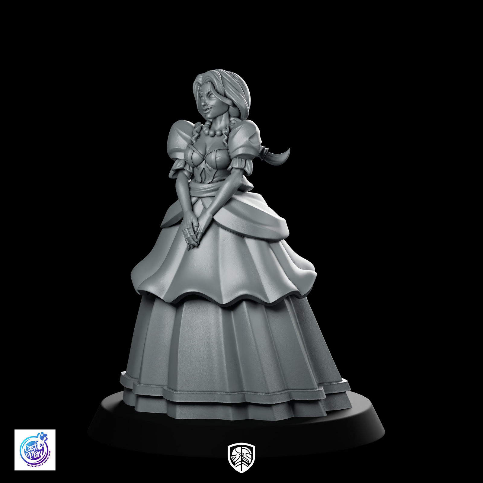 Duchess Elanor Sighing Miniature Noble Lady NPC