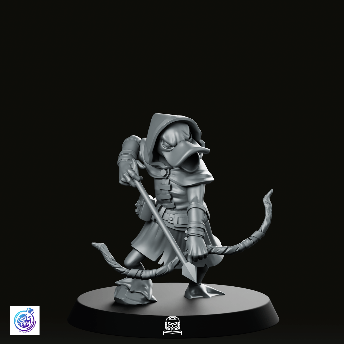 Duckgolk Scout Miniature - CastNPlay - We Print Miniatures