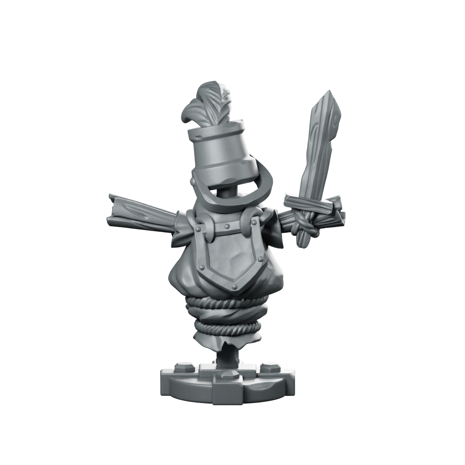 Dummy Miniature Mimic Scarecrow Miniature 360 Spin 01