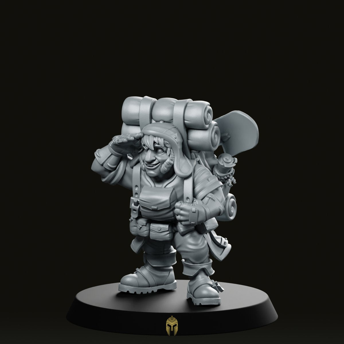 Dumoun Path Finder Miniature - We Print Miniatures