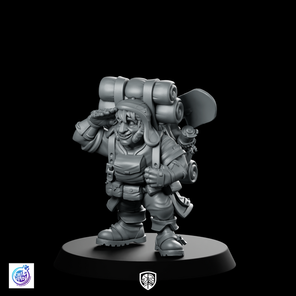 Dumoun Path Finder Miniature Dwarf Adventurer Explorer