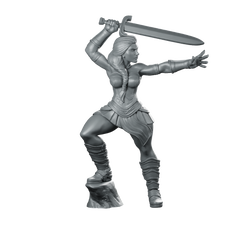 Barbarian Miniature Miniature 360 Spin 01